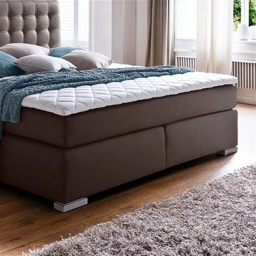 Meise Isa Boxspringbett 140 X 200 Cm Weiß Kunstleder - Inklusive Lieferung -Roba Verkäufe 2024 isa boxspring fussteil 10