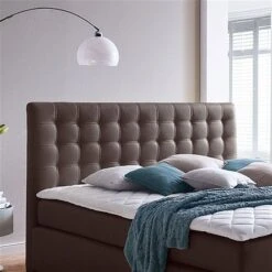 Meise Isa Boxspringbett 160 X 200 Cm Weiß Kunstleder - Inklusive Lieferung -Roba Verkäufe 2024 isa boxspring kopfteil 11