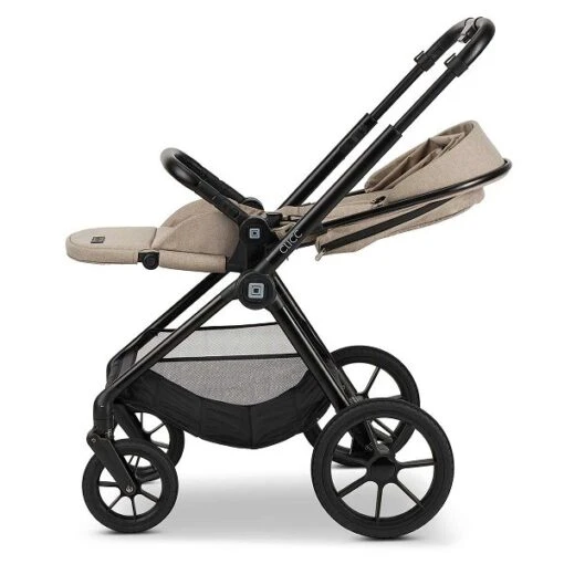 Moon Clicc Kombi-Kinderwagen Mud Melange Zubehör Bundle -Roba Verkäufe 2024 k24 clicc 63980800 sportsitzoffenflach mudmelange 801 7 left 1