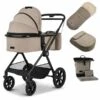 Moon Clicc Kombi-Kinderwagen Mud Melange Zubehör Bundle -Roba Verkäufe 2024 k24 clicc 63980800 wanne mudmelange 801 8 frontleft zubehoer bundle