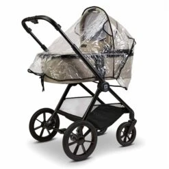 Moon Clicc Kombi-Kinderwagen Mud Melange Zubehör Bundle -Roba Verkäufe 2024 k24 clicc 63980800 wanneregenverdeck mudmelange 801 4 backright 1