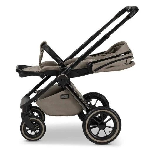 Moon Gio Plus Kombi-Kinderwagen Mud/black Chrome Zubehör Bundle -Roba Verkäufe 2024 k24 gioplus 64940610 sportsitzoffenflach mud 622 7 left 1