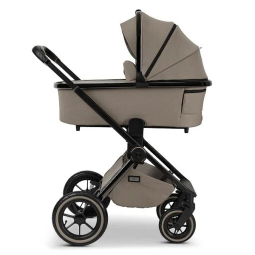 Moon Gio Plus Kombi-Kinderwagen Mud/black Chrome Zubehör Bundle -Roba Verkäufe 2024 k24 gioplus 64940610 wanne mud 622 3 right 1