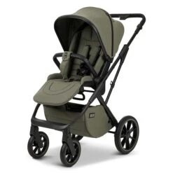 Moon Piú Kombi-Kinderwagen Moss Green/black Matt Zubehör Bundle -Roba Verkäufe 2024 k24 piu 64960630 sportsitz mossgreen 655 8 frontleft 1