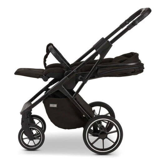 Moon Piú Kombi-Kinderwagen Black/black Matt -Roba Verkäufe 2024 k24 piu 64960630 sportsitzflach black 633 7 left