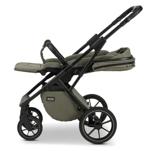 Moon Piú Kombi-Kinderwagen Moss Green/black Matt Zubehör Bundle -Roba Verkäufe 2024 k24 piu 64960630 sportsitzflach mossgreen 655 7 left 1