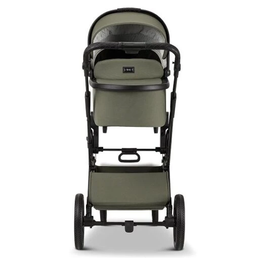 Moon Piú Kombi-Kinderwagen Moss Green/black Matt Zubehör Bundle -Roba Verkäufe 2024 k24 piu 64960630 wanne mossgreen 655 5 back 1