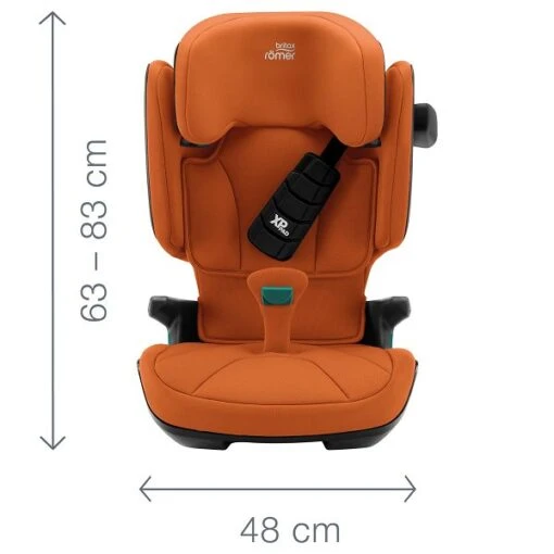 Britax Römer Kidfix I-Size Storm Grey Kindersitz Gruppe ECE R 129 / I-Size -Roba Verkäufe 2024 kidfix i size dimension images angle 03 1