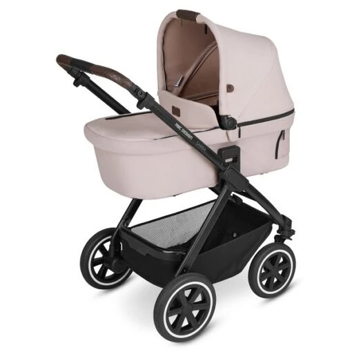 ABC Design Samba 2in1 Kinderwagen Bundle Berry Pure Mit Autositz, Wickeltasche, Fußsack Und Adapter -Roba Verkäufe 2024 kinderwagen stroller samba berry 01 babywanne 01