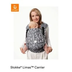 Stokke® Limas™ Plus Babytrage Valerian Mint -Roba Verkäufe 2024 limasplus floralslate front 220425 0877 rt 1