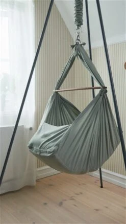 Moonboon Ökologische Federwiegen-Set Seagrass Mit Motor, Gestell Weiß & Kokos-Einleger -Roba Verkäufe 2024 moonboon hammock 09 1