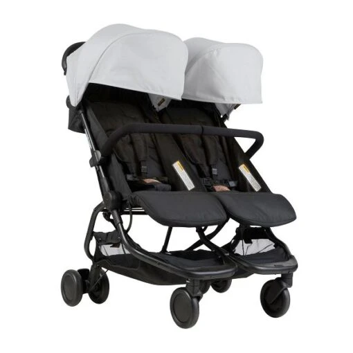 Mountain Buggy Nano DUO In Silver Ideal Für Die Reise -Roba Verkäufe 2024 nano duo grab bar on