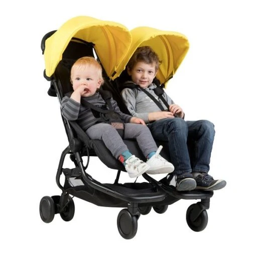 Mountain Buggy Nano DUO In Silver Ideal Für Die Reise -Roba Verkäufe 2024 nano duo kids in