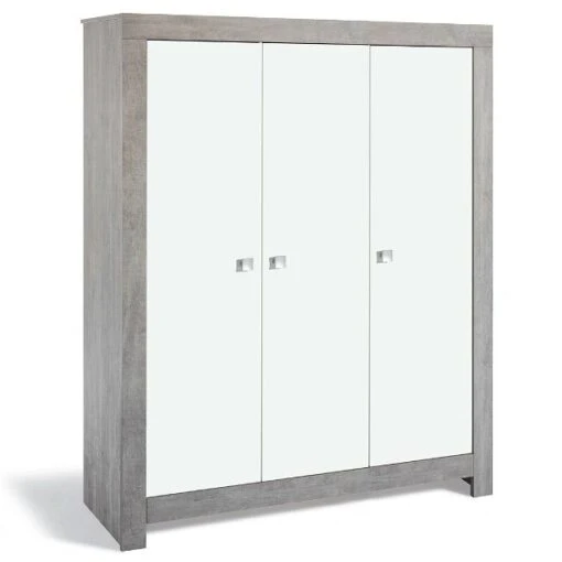 Schardt Nordic Driftwood Kleiderschrank 3 Türen Weiß/Driftwood -Roba Verkäufe 2024 nordic weiss kleiderschrank dreituerig 3