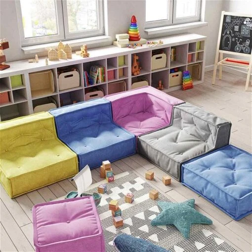 Nature Kid Kindersitzecke Kuschelsofa A Bunt 6teilig Mit Anti-rutsch Unterboden -Roba Verkäufe 2024 p530317 116 artkid sitzmodul kombination bunt 6teilig aodgazcl6l8wghaf