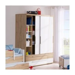 Paidi Fionn Jugendzimmer Mit Breitem Schrank Mit Umbaufähigem Kojenbett 90x200 Cm -Roba Verkäufe 2024 paidi fionn schrank breit gr 2