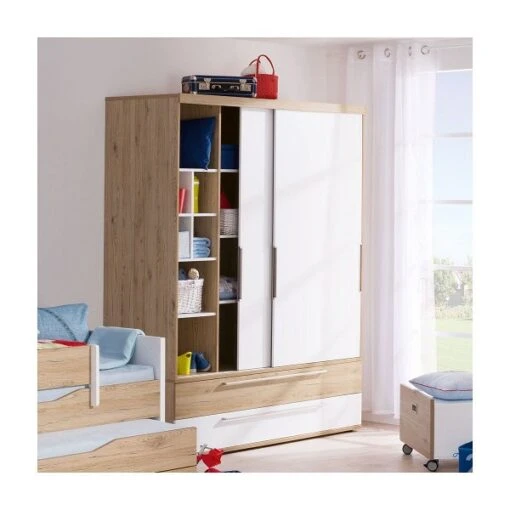 Paidi Fionn Jugendzimmer Mit Breitem Schrank Mit Umbaufähigem Kojenbett 90x200 Cm -Roba Verkäufe 2024 paidi fionn schrank breit gr 2