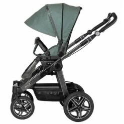 Hartan Rock It GTR Kinderwagen Bunny Dots (900) Mit Handbremse -Roba Verkäufe 2024 rock it 1200 178 900 gtr spowa ansicht seite mit ausgeklappter sonnenblende