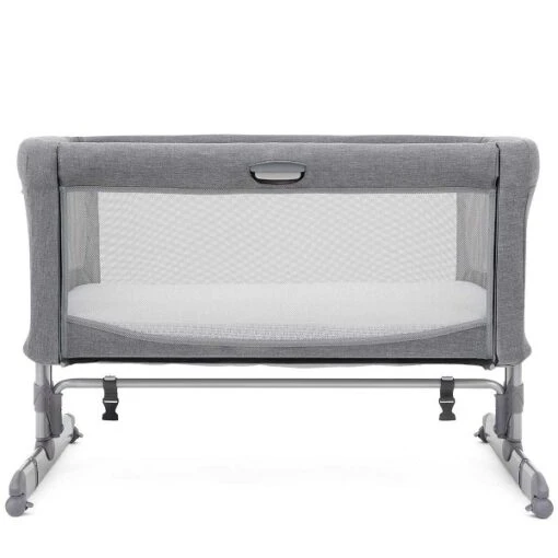 Joie Roomie Beistellbett Gray Flannel -Roba Verkäufe 2024 roomie grayflannel hero low closed