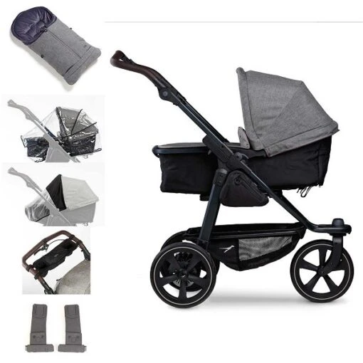 Tfk Mono 2 Kombi Kinderwagen Premium Grau Luftkammer Radset Bundle Mit Cupholder -Roba Verkäufe 2024 rs1900 t m2 ke 415 1 lpr bundle cup