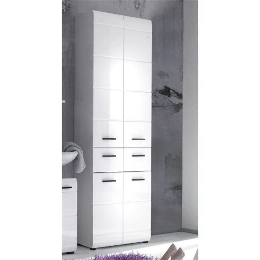 Trendteam Skin Hochschrank Breit Weiß Hochglanz -Roba Verkäufe 2024 skin bd 1116 105 01 dynamisch