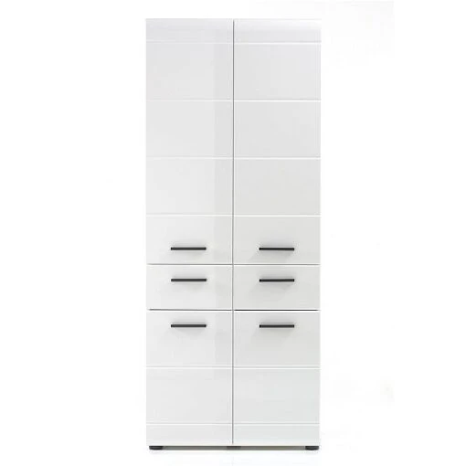 Trendteam Skin Hochschrank Breit Weiß Hochglanz -Roba Verkäufe 2024 skin bd 1116 105 01 freisteller