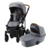 Britax Smile 3 Kinderwagen Frost Grey Essential Set GRATIS Babywanne -Roba Verkäufe 2024 smile iii essential bundle frostgrey brownhandle