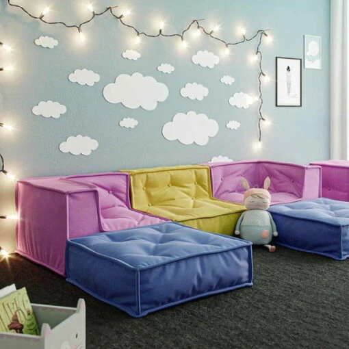 Nature Kid Kuschelsofa Modul In Blau Mit Anti-rutsch Unterboden -Roba Verkäufe 2024 sofa bunt 12