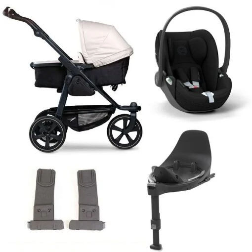 Tfk Mono 2 Kinderwagen Bundle Sand Luftkammer CYBEX Cloud T I-Size + Base + Adapter -Roba Verkäufe 2024 tfk mono2 bundle 1001080518