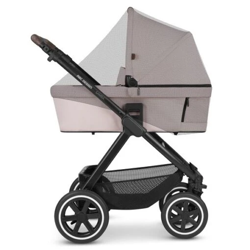 ABC Design Samba 2in1 Kinderwagen Bundle Berry Pure Mit Autositz, Wickeltasche, Fußsack Und Adapter -Roba Verkäufe 2024 universal moskitonetz mosquito net black 01 samba 4 berry 01