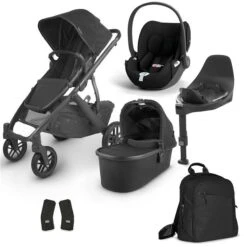 UPPAbaby Vista V2 Jake Charcoal & Cybex Cloud T, Base T, Wickelrucksack -Roba Verkäufe 2024 vista v2 bundle jake charcoal neu