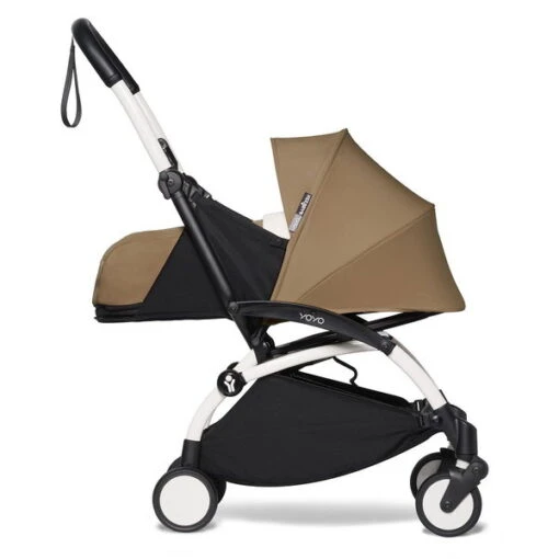 BABYZEN™ YOYO² Kinderwagen 0+ Neugeborenen Set Toffee Gestell White -Roba Verkäufe 2024 yoyo 2 0 profile white frame toffee web 1