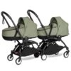 BABYZEN™ YOYO² Zwillingskinderwagen Olive Gestell Black -Roba Verkäufe 2024 yoyo connect yoyo 2 3 4 twin bassinet black frame olive web