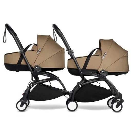 BABYZEN™ YOYO² Zwillingskinderwagen Toffee Gestell Black -Roba Verkäufe 2024 yoyo connect yoyo 2 profile twin bassinet black frame toffee web